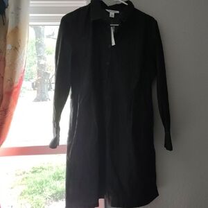 Nine West Black Long Sleeve Dress with Classic Charm